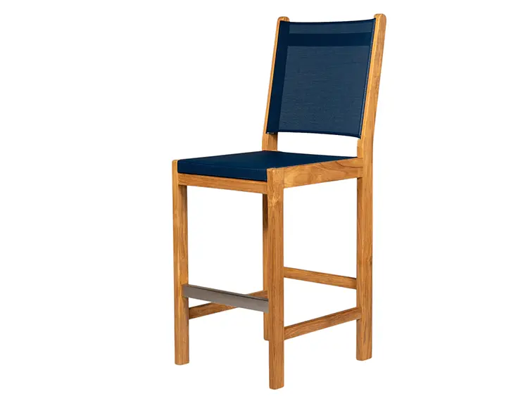 Bar Sling Chair in Navy Blue