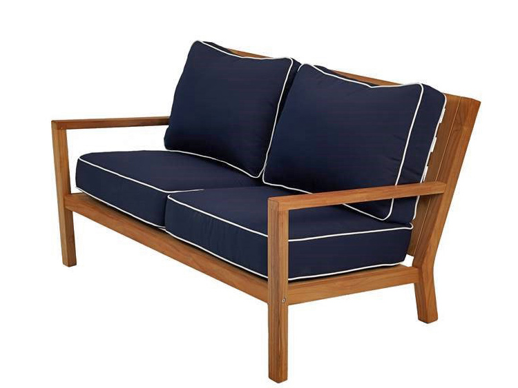 Coastal Loveseat in Navy Blue
