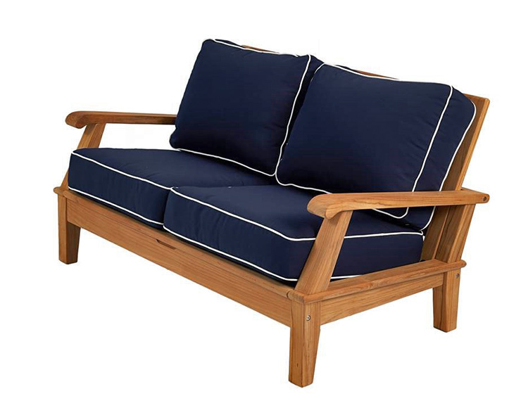 Miami Loveseat in Navy Blue